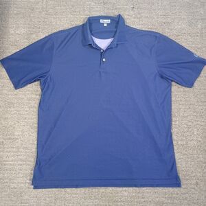 Peter Millar Summer Comfort Polo Shirt Mens XL Navy Crown Sport Vinnnings